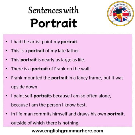 portrait in tagalog sentence|Portrait Meaning .